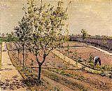 Gustave Caillebotte Canvas Paintings - Kitchen Garden, Petit Gennevilliers